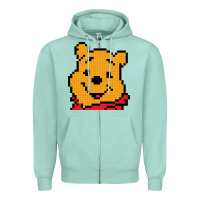 Seafoam pooh Zipper Hoodie - artisFamous