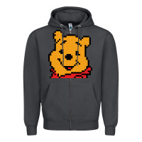 Smoke pooh Zipper Hoodie - artisFamous