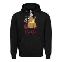 Black GUS GUS Zipper Hoodie - artisFamous