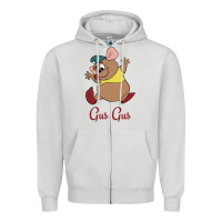 Dove Grey GUS GUS Zipper Hoodie - artisFamous