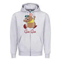 Heather Grey GUS GUS Zipper Hoodie - artisFamous