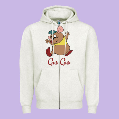 Gus Gus Zipper Hoodie Designed By Artisfamous