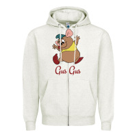 Oatmeal Heather GUS GUS Zipper Hoodie - artisFamous