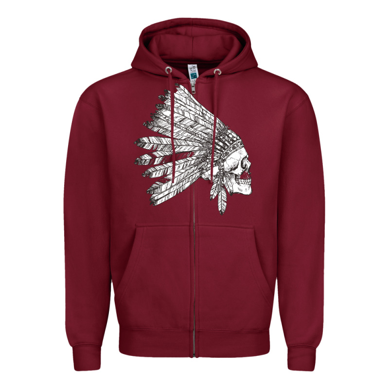 American Indian Zipper Hoodie by artisFamous | Teevron