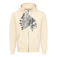 Sandshell american indian Zipper Hoodie - artisFamous
