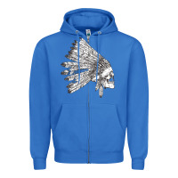 True Royal american indian Zipper Hoodie - artisFamous
