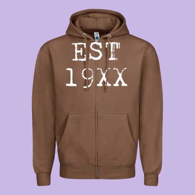 Mgk Est 19xx Zipper Hoodie Designed By Artisfamous
