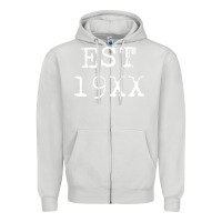 Dove Grey MGK EST 19XX Zipper Hoodie - artisFamous