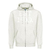 Oatmeal Heather MGK EST 19XX Zipper Hoodie - artisFamous