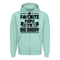 Seafoam big daddy Zipper Hoodie - artisFamous