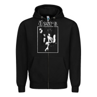 Black doors 8 Zipper Hoodie - artisFamous