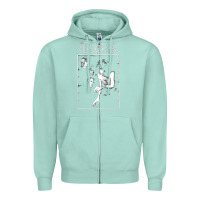 Seafoam doors 8 Zipper Hoodie - artisFamous
