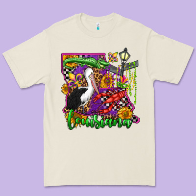 Louisiana Premium Tee Designed By Oliviacreatesart