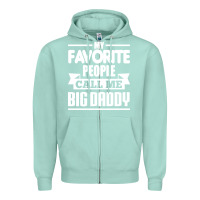Seafoam big daddy Zipper Hoodie - artisFamous