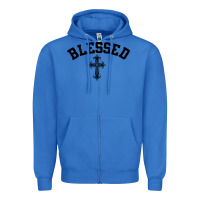 True Royal blessed christian christianity Zipper Hoodie - artisFamous