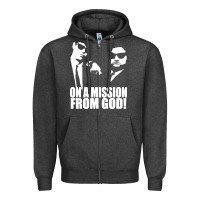 Charcoal Heather blues brothers belushi Zipper Hoodie - artisFamous