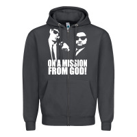 Smoke blues brothers belushi Zipper Hoodie - artisFamous