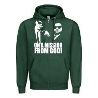 Sports Green blues brothers belushi Zipper Hoodie - artisFamous