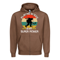 Chestnut bocce super power boules sports Zipper Hoodie - artisFamous