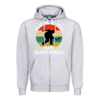 Heather Grey bocce super power boules sports Zipper Hoodie - artisFamous