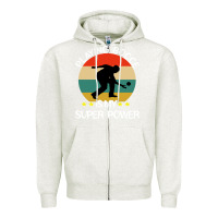 Oatmeal Heather bocce super power boules sports Zipper Hoodie - artisFamous