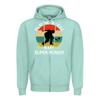 Seafoam bocce super power boules sports Zipper Hoodie - artisFamous