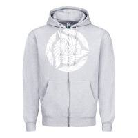 Heather Grey celtic trinity knot crow spiritual mandala Zipper Hoodie - artisFamous