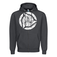Celtic Trinity Knot Crow Spiritual Mandala Zipper Hoodie | Teevron