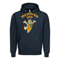 Navy yabba dabba doo Zipper Hoodie - artisFamous