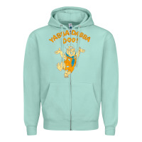 Seafoam yabba dabba doo Zipper Hoodie - artisFamous