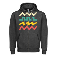 Charcoal Heather synthetiseur Zipper Hoodie - artisFamous