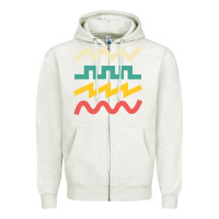 Oatmeal Heather synthetiseur Zipper Hoodie - artisFamous
