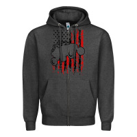 Charcoal Heather usa utv rzr racing Zipper Hoodie - artisFamous