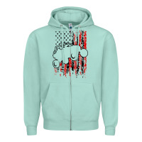 Usa Utv Rzr Racing Zipper Hoodie | Teevron