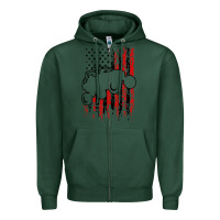 Sports Green usa utv rzr racing Zipper Hoodie - artisFamous