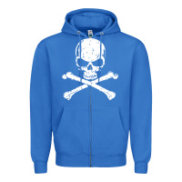 True Royal pirates adults pirates skull crossbones beard Zipper Hoodie - artisFamous