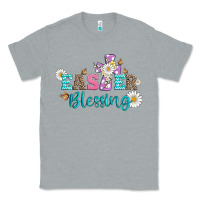 Heather Grey easter blessing with  cross Classic Tee - Artiststas