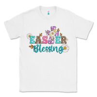 White easter blessing with  cross Classic Tee - Artiststas