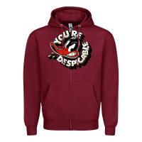 Burgundy you're despicable Zipper Hoodie - artisFamous