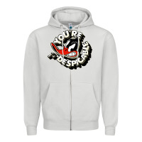 Dove Grey you're despicable Zipper Hoodie - artisFamous
