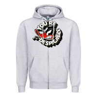 Heather Grey you're despicable Zipper Hoodie - artisFamous