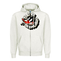 Oatmeal Heather you're despicable Zipper Hoodie - artisFamous