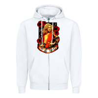 White vintage image robert plant Zipper Hoodie - artisFamous