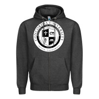 Charcoal Heather concordia university irvine Zipper Hoodie - artisFamous