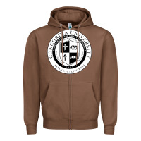 Chestnut concordia university irvine Zipper Hoodie - artisFamous