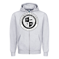 Heather Grey concordia university irvine Zipper Hoodie - artisFamous