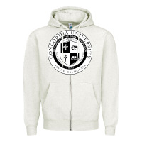 Oatmeal Heather concordia university irvine Zipper Hoodie - artisFamous