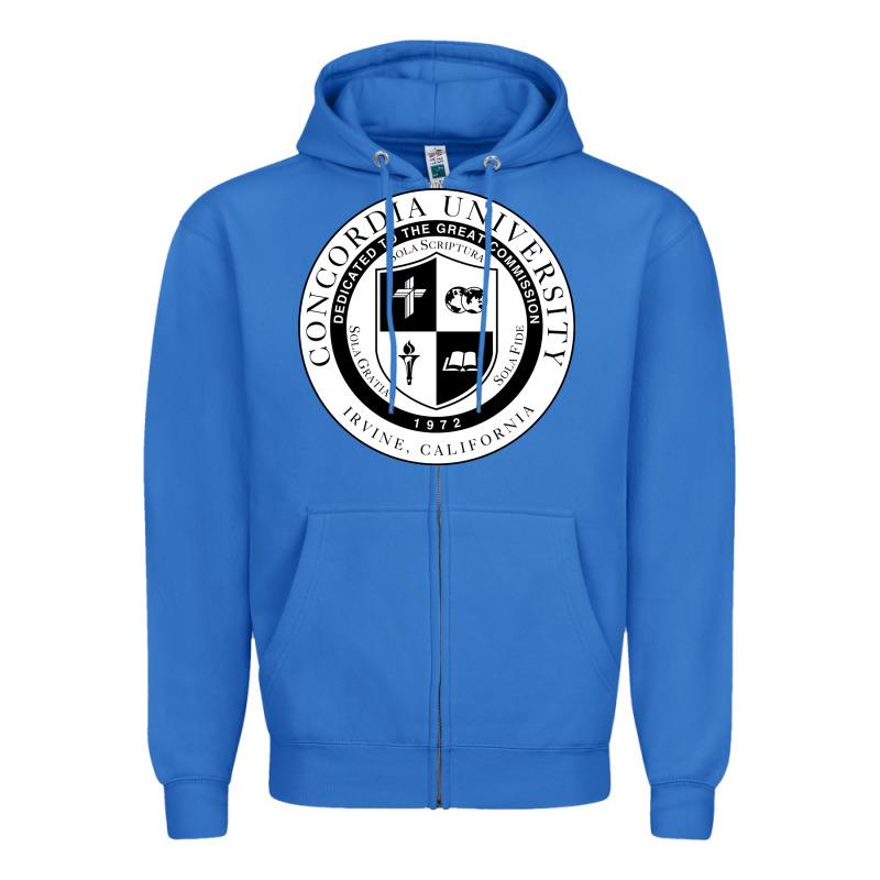 Concordia University Irvine Zipper Hoodie by artisFamous | Teevron