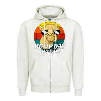 Oatmeal Heather hump day Zipper Hoodie - artisFamous