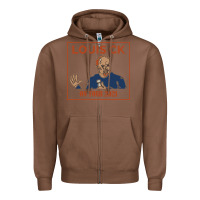 Chestnut LOUIS C.K. Zipper Hoodie - artisFamous